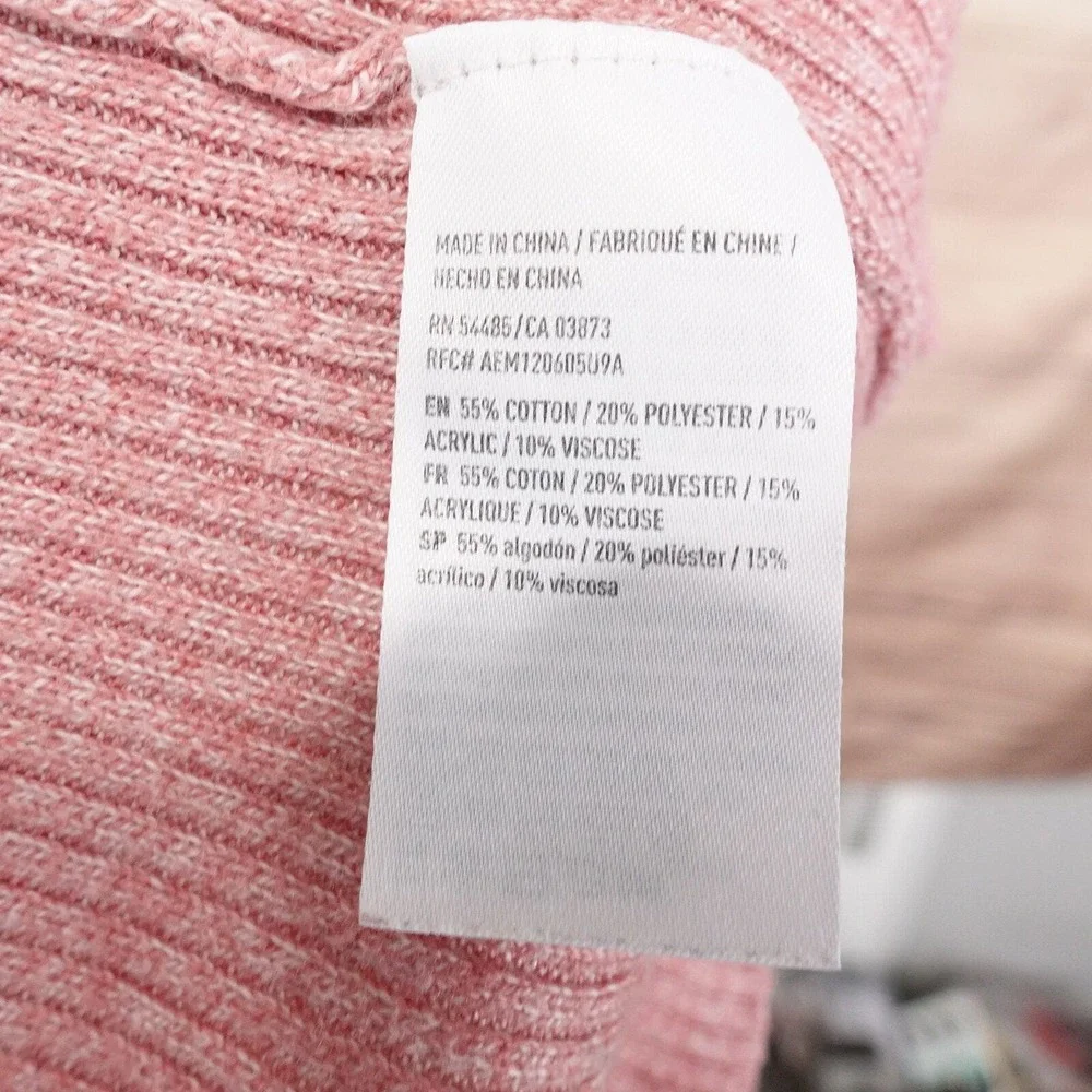 AMERICAN EAGLE PINK BAGGY SLEEVE PINK‎ SWEATER WOMENS SIZE XL
